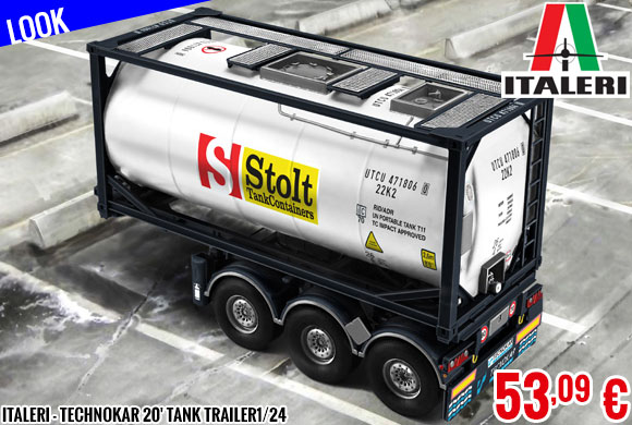 Look - Italeri - Technokar 20' Tank Trailer1/24