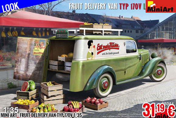 Look - Mini Art - Fruit Delivery Van Typ 170V 1/35