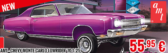 New - AMT - Chevy Monte Carlo Lowrider '70 1/25