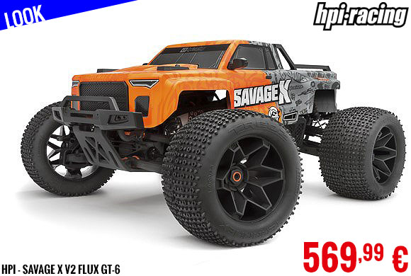 Look - HPI - Savage X V2 Flux GT-6