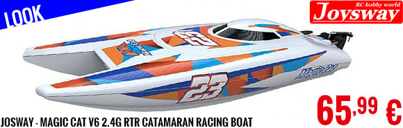 Look - Josway - Magic Cat V6 2.4G RTR Catamaran Racing Boat