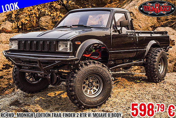 Look - RC4WD - Midnight Edition Trail Finder 2 RTR w/Mojave II Body