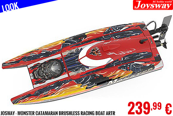 Look - Josway - Monster Catamaran Brushless racing Boat ARTR