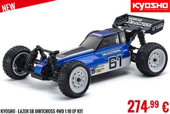 New - Kyosho - Lazer SB DirtCross 4WD 1:10 EP Kit