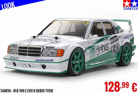 Look - Tamiya - M-B 190 E EVO II Debis TT01E