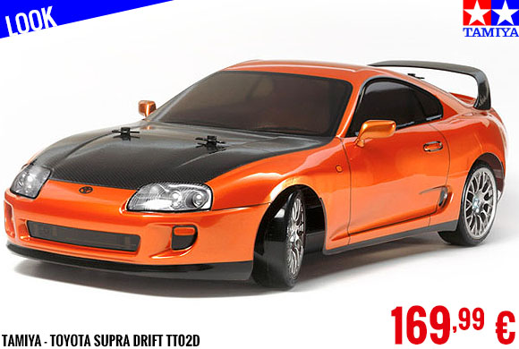 Look - Tamiya - Toyota Supra drift TT02D