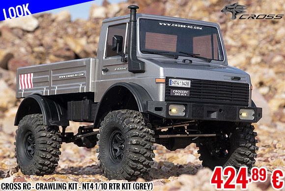 Look - Cross RC - Crawling kit - NT4 1/10 RTR Kit (grey)