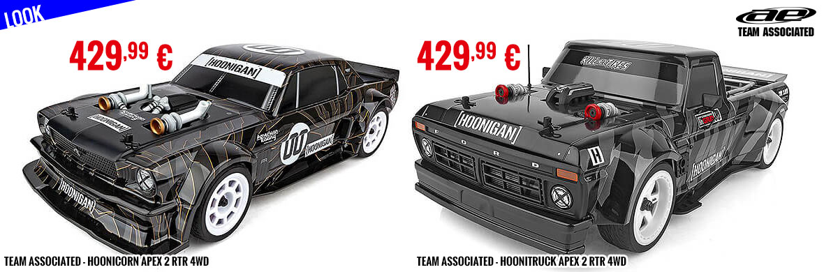 Look - Team Associated - Hoonicorn & Hoonitruck Apex 2 RTR 4WD