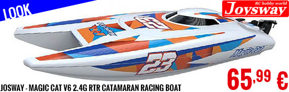 Look - Josway - Magic Cat V6 2.4G RTR Catamaran Racing Boat