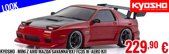 Look - Kyosho - Mini-Z AWD Mazda Savanna RX7 FC3S w/Aero Kit