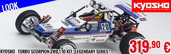 Look - Kyosho - Turbo Scorpion 2WD 1:10 Kit *Legendary Series*