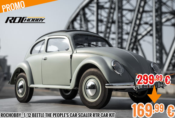 Promo - Rochobby - 1/12 Beetle The people's car scaler RTR car kit