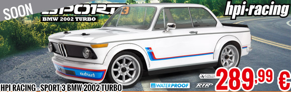 Soon - HPI Racing - Sport 3 BMW 2002 Turbo