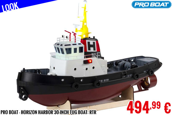 Look - Pro Boat - Horizon Harbor 30-Inch Tug Boat: RTR