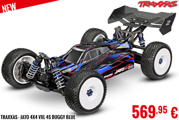 New - Traxxas - Jato 4X4 VXL 4S Buggy Blue