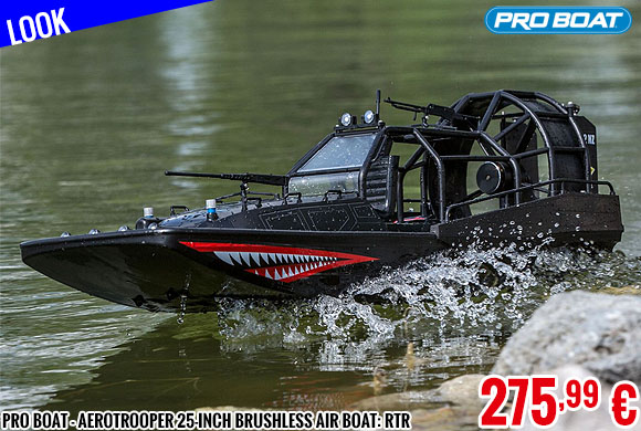 Look - Pro Boat - Aerotrooper 25-inch Brushless Air Boat: RTR