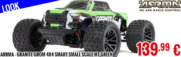 Look - Arrma - Granite Grom 4x4 Smart Small Scale MT Green