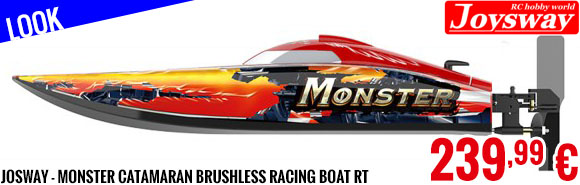 Look - Josway - Monster Catamaran Brushless Racing Boat RTR