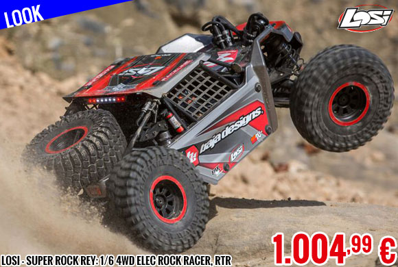 Look - Losi - Super Rock Rey: 1/6 4WD Elec Rock Racer, RTR