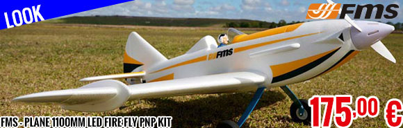 Look - FMS - Plane 1100MM LED Fire Fly PNP kit