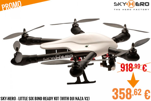 Promo - Sky-Hero - Little Six Bind Ready kit (with DJI naza v2)