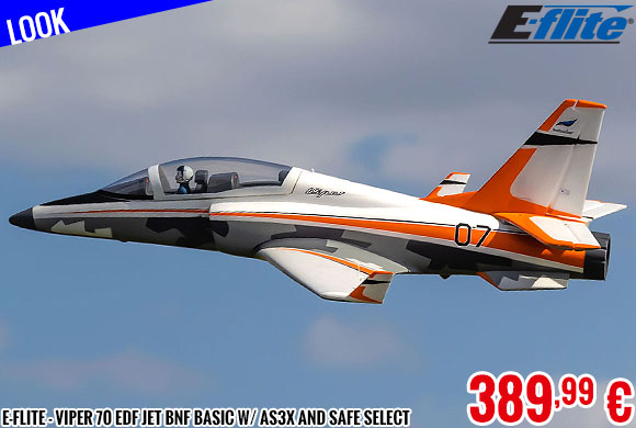 Look - E-Flite - Viper 70 EDF Jet BNF Basic w/ AS3X and SAFE Select