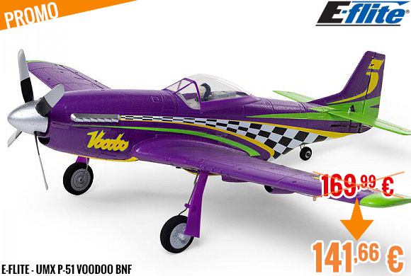 Promo - E-Flite - UMX P-51 Voodoo BNF