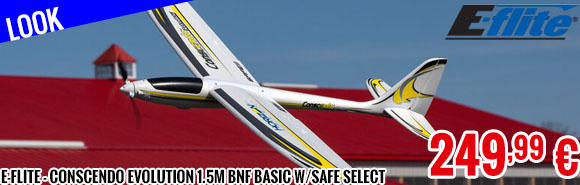 Look - E-Flite - Conscendo Evolution 1.5m BNF Basic w/SAFE Select