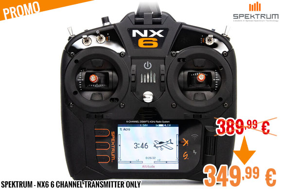 Promo - Spektrum - NX6 6 Channel Transmitter Only