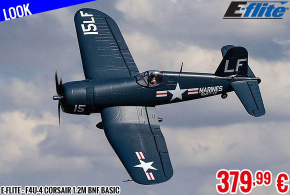 Look - E-Flite - F4U-4 Corsair 1.2m BNF Basic