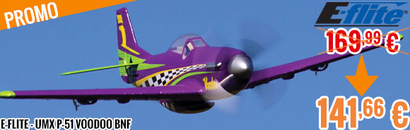 Promo - E-Flite - UMX P-51 Voodoo BNF