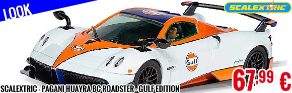 Look - Scalextric - Pagani Huayra BC Roadster - Gulf Edition