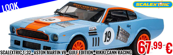 Look - Scalextric 1/32 - Aston Martin V8 - Gulf Edition - Rikki Cann Racing