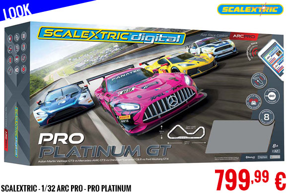 Look - Scalextric - 1/32 ARC Pro - Pro Platinum