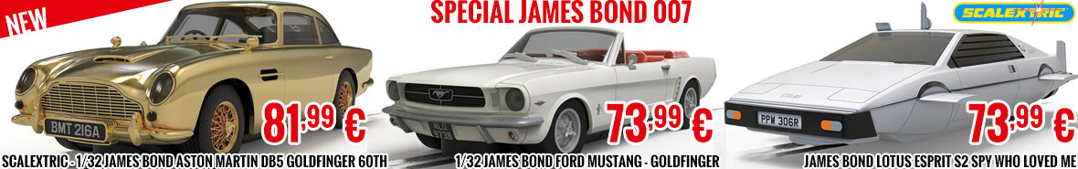 New - Scalextric James Bond 007 series