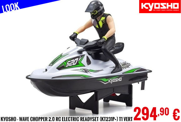 Look - Kyosho - Wave Chopper 2.0 RC Electric Readyset (KT231P+) T1 Vert