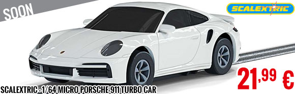 Soon - Scalextric - 1/64 Micro Porsche 911 Turbo Car