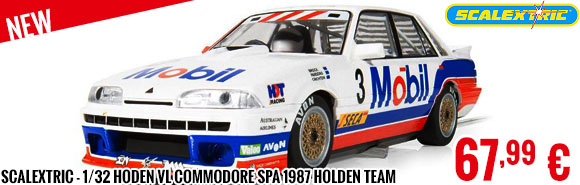 New - Scalextric - 1/32 Hoden VL Commodore Spa 1987 Holden Team